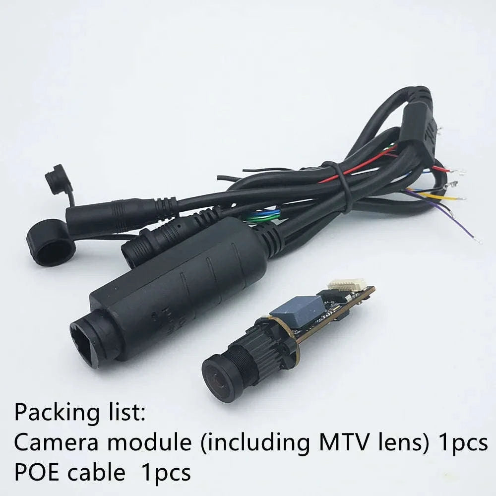 4MP Mini IP Bullet Camera Module for Underwater & Industrial Inspection-POE-Pin hole lens / 6mm