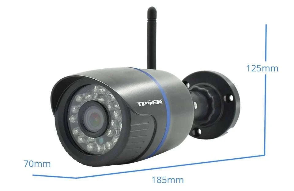 4MP Outdoor WiFi Security Camera with Motion Alerts & Night Vision-4MP Wifi Camera / US plug / 3.6mm
