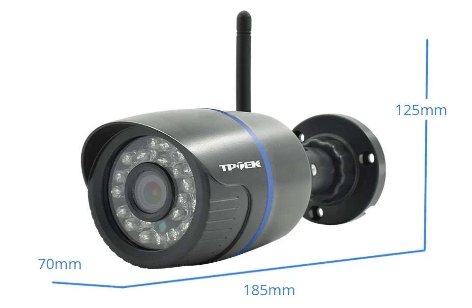 4MP Outdoor WiFi Security Camera with Motion Alerts & Night Vision-4MP Wifi Camera / US plug / 3.6mm