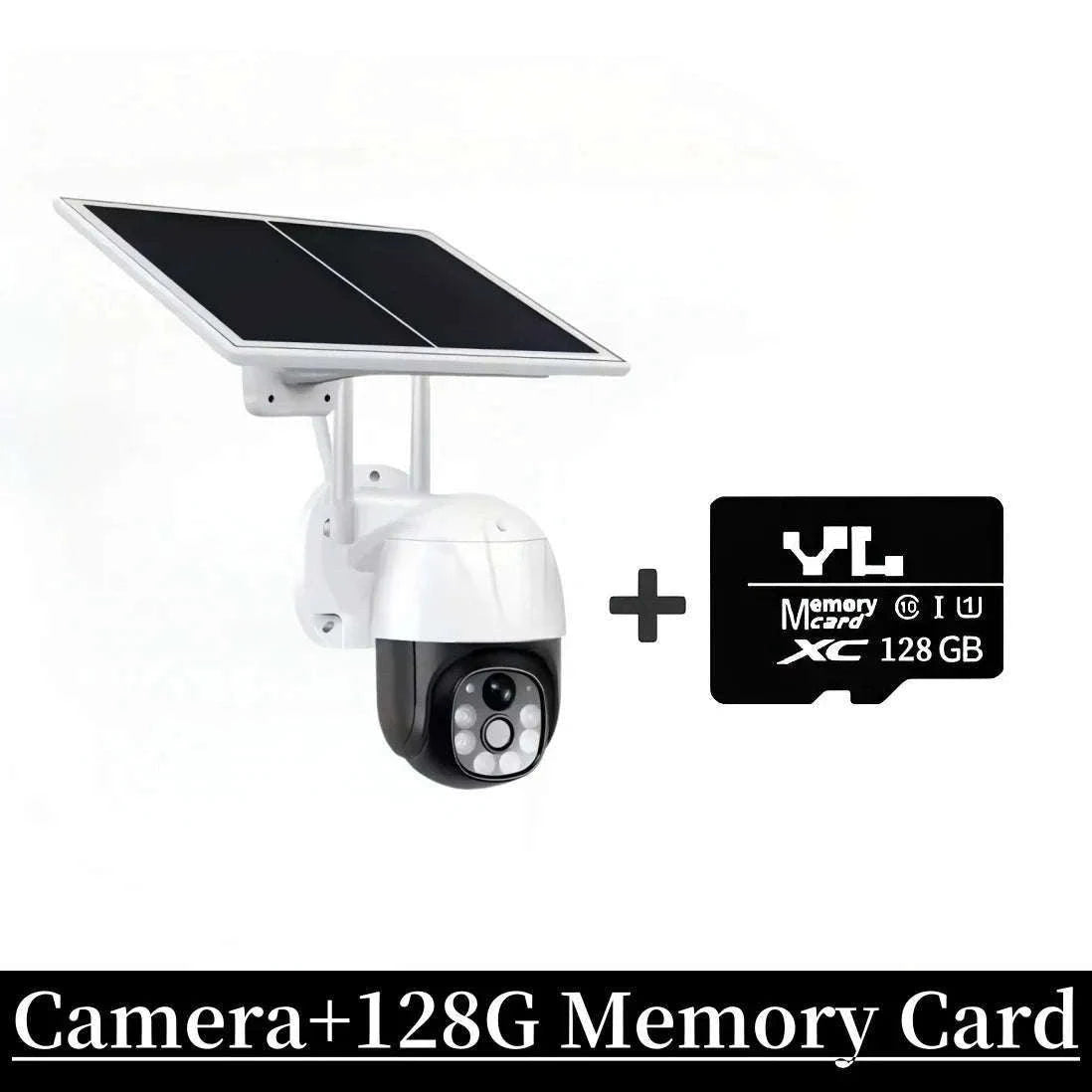 4MP Solar IP Camera for Wireless Outdoor Security-2MP No SD Card