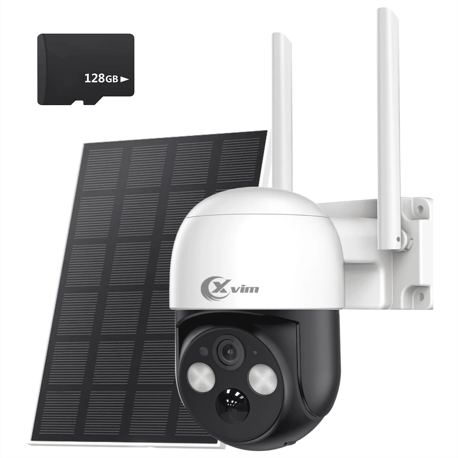 4MP Solar PTZ WiFi Security Camera with 360° View & Audio-4MP NO SD Card