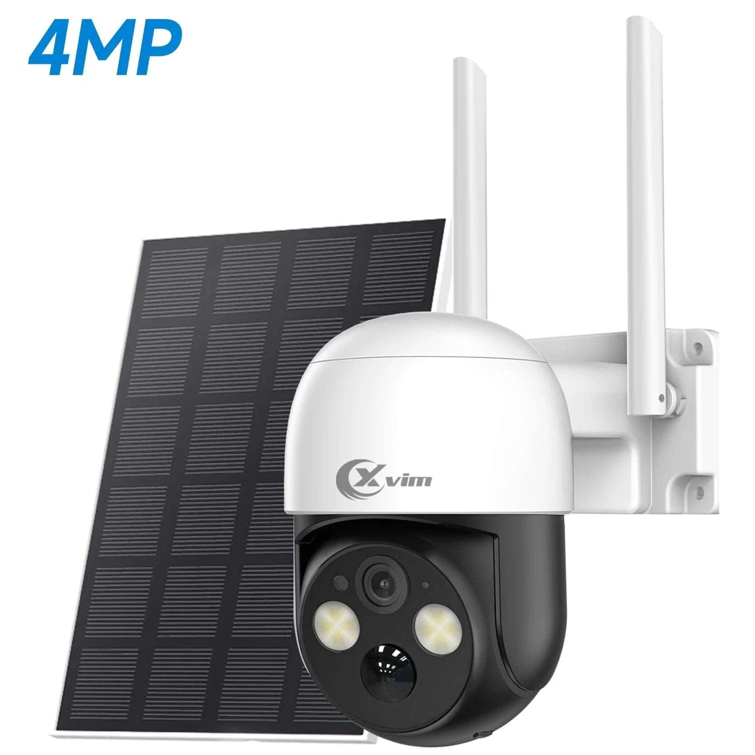 4MP Solar PTZ WiFi Security Camera with 360° View & Audio-4MP NO SD Card