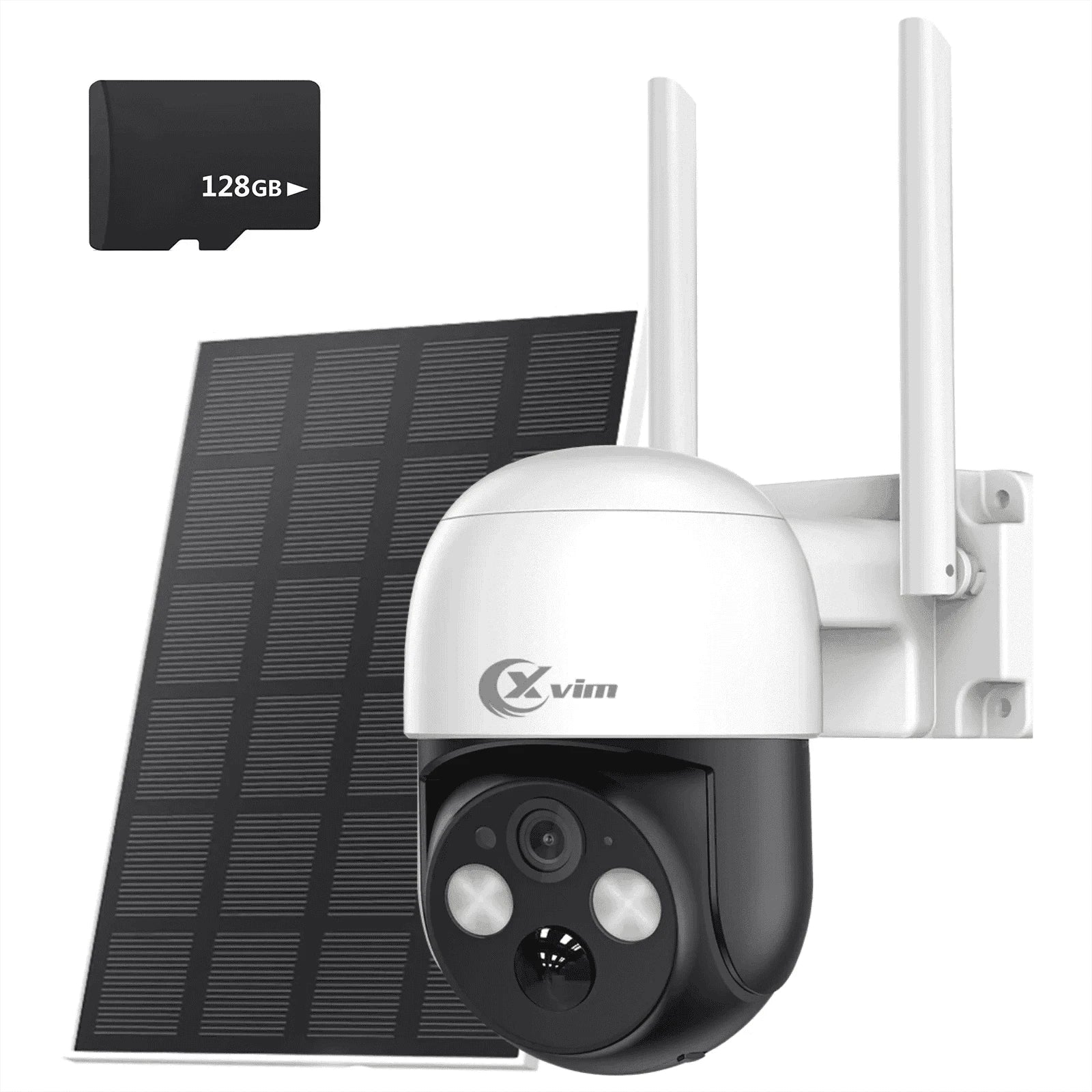 4MP Solar PTZ WiFi Security Camera with 360° View & Audio-4MP NO SD Card