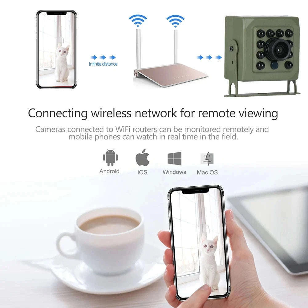 4MP Tuya Smart Bird House Camera with Night Vision-4MP WIFI 5 m line / 1.6mm