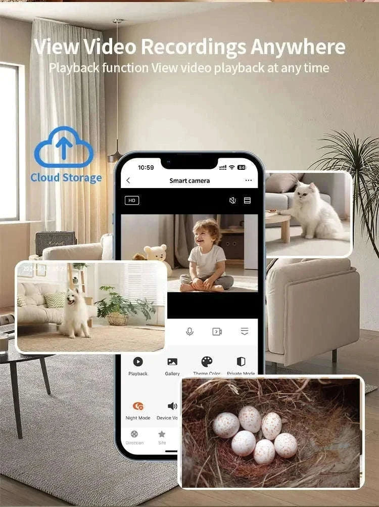 4MP Tuya Smart Bird House Camera with Night Vision-4MP WIFI 5 m line / 1.6mm