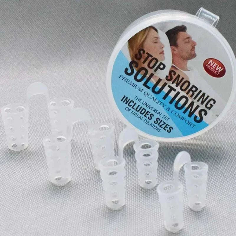 4pcs Anti Snoring Nasal Dilator Set for Easier Night Breathing-
