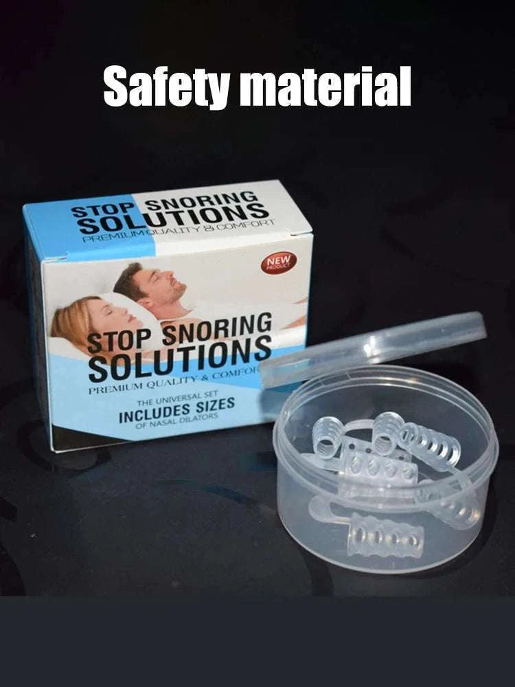 4pcs Anti Snoring Nasal Dilator Set for Easier Night Breathing-