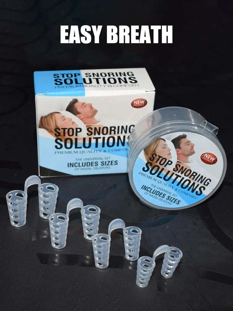 4pcs Anti Snoring Nasal Dilator Set for Easier Night Breathing-United States / Medium / 4PCs