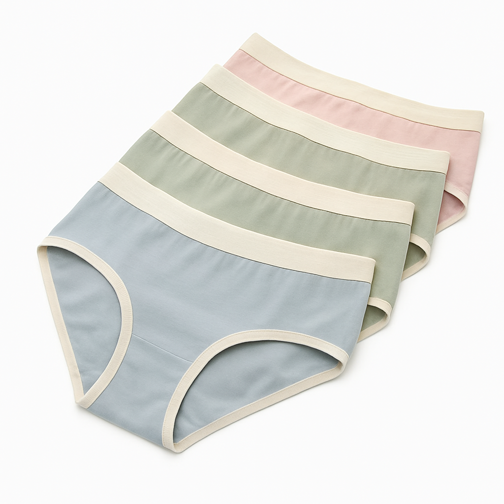 4-Pack Women's Seamless Modal Briefs for Smooth Everyday Wear