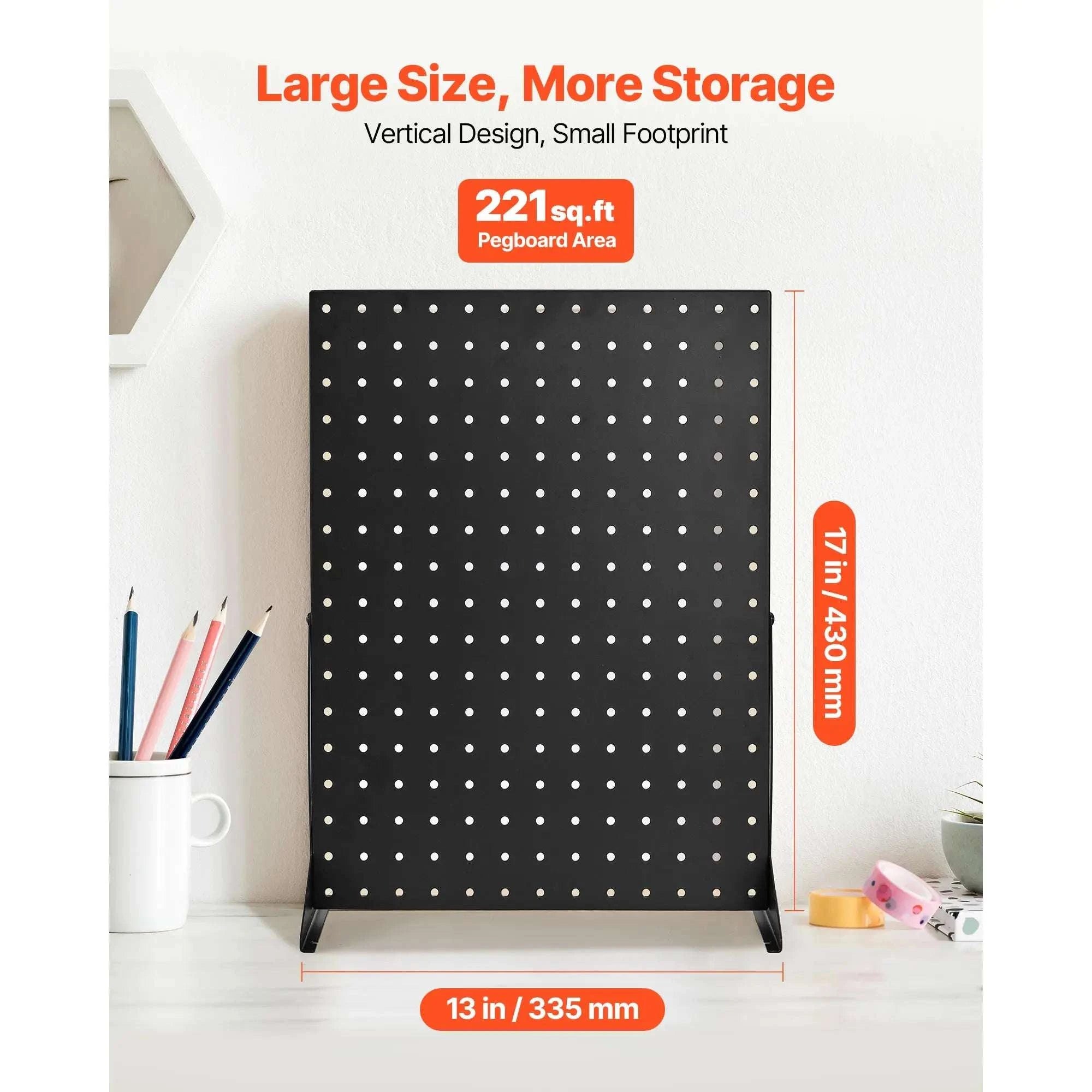 4PCS Tabletop Pegboard Display Stand 17x13in Steel Organizer-4pcs / United States