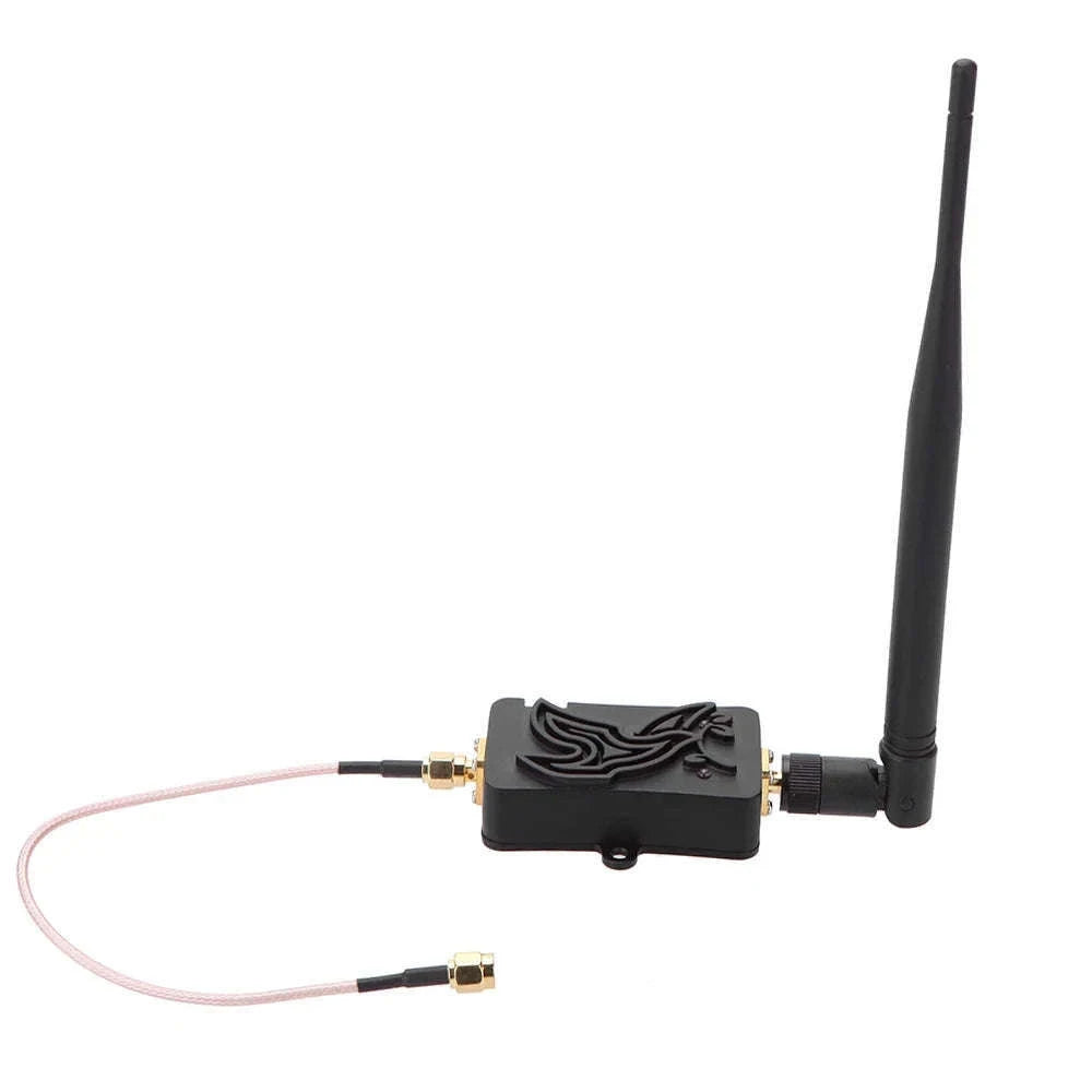 4W 2.4GHz WiFi Signal Booster Amplifier for Stronger Coverage-black