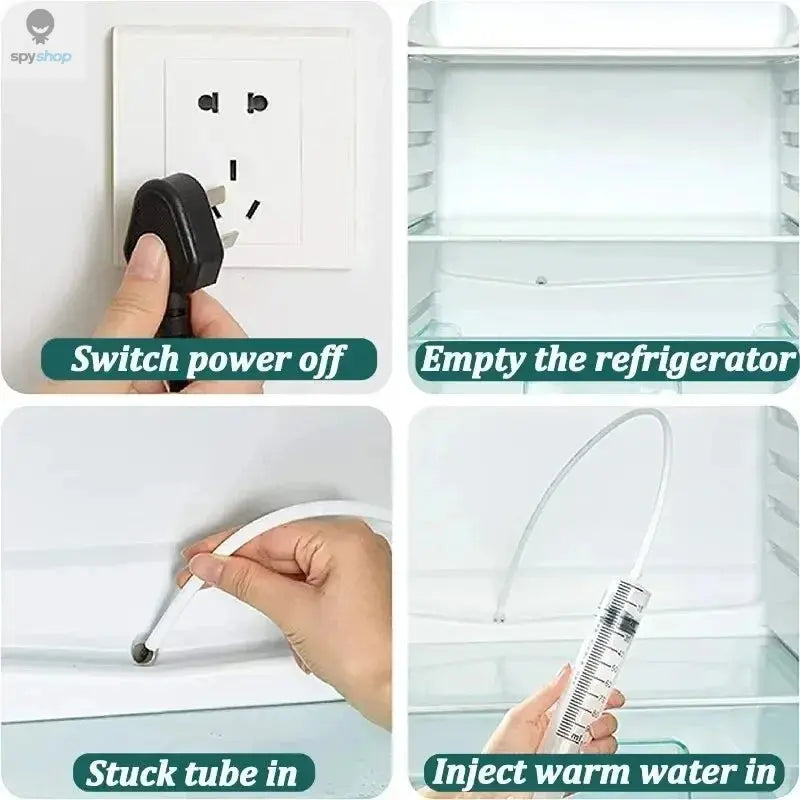 5/6 Pcs Refrigerator Drain Hole Clog Remover Fridge Hole Brush Water Outlet Cleaner for Household Clean Dredge Cleaning Tools Spy-shop.com