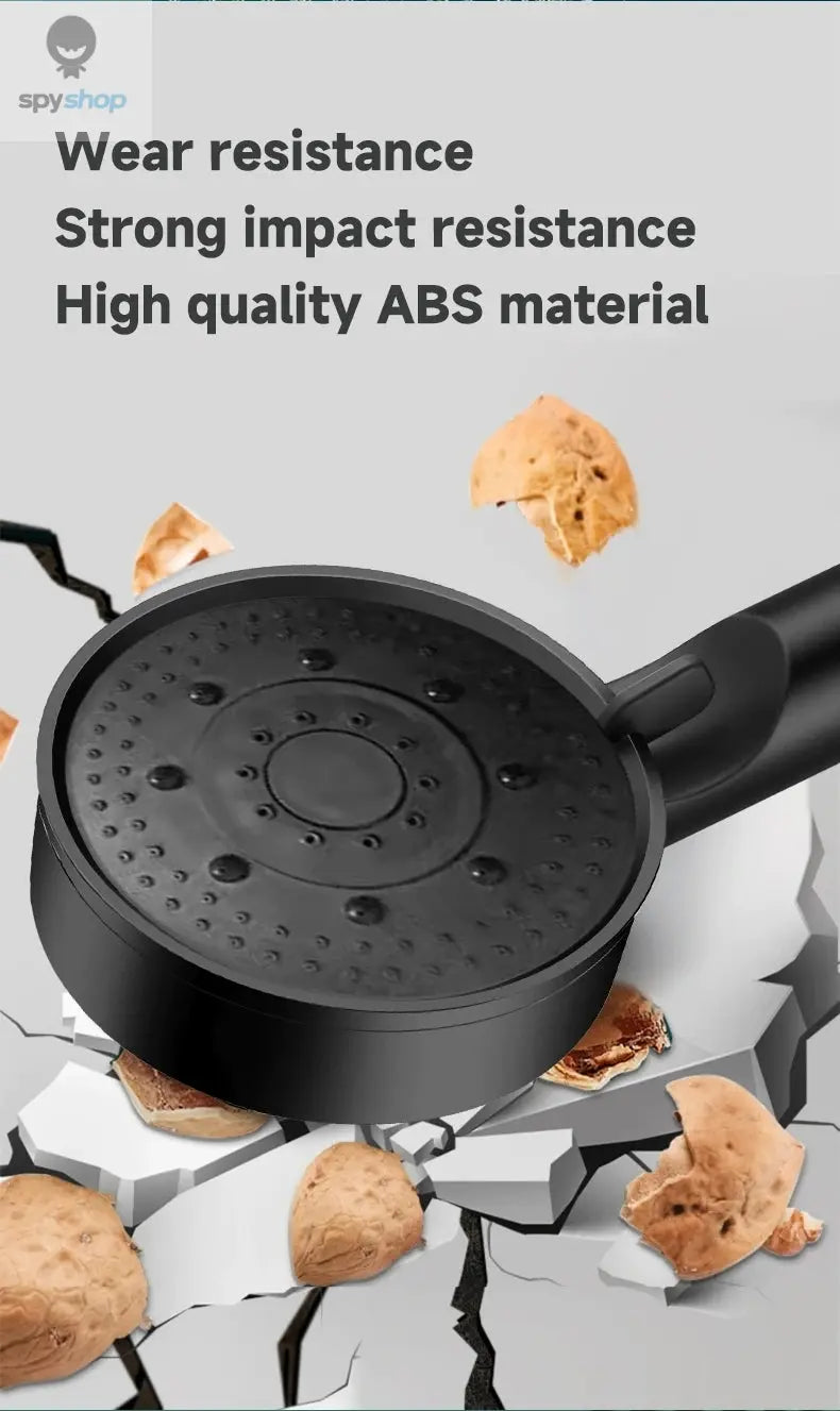 5 Modes Pressure Boost Shower Head Multifunction Adjustable Large Water Shower Nozzle Massage Bathroom Accessory Spy-shop.com