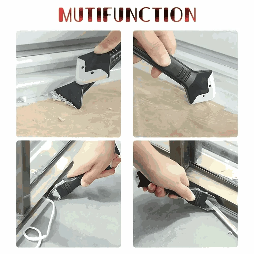 5-in-1 Caulk Remover Tool Kit for Smooth, Clean Sealing-Other