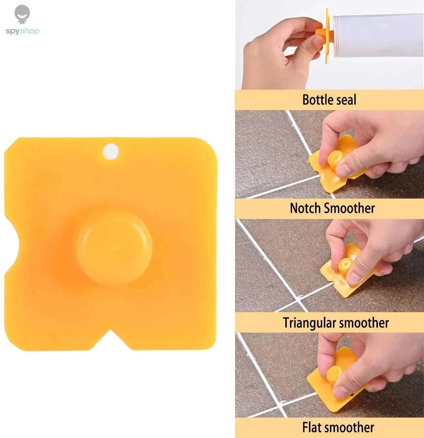 5‑in‑1 Caulking Nozzle Applicator Finishing Tool Kit-Blue