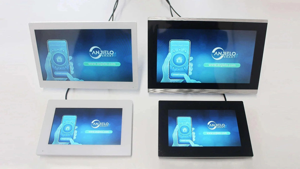 5‑in‑1 Smart Fingerprint Doorbell Video Intercom System-W1D-1M7inchW-32G