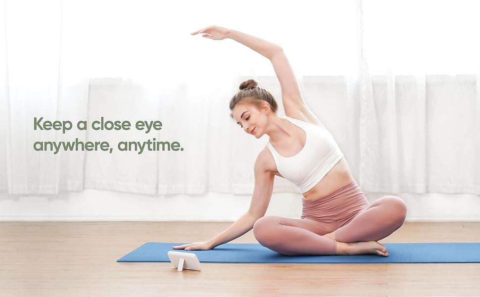 5 Inch HD Video Baby Monitor with 4X Zoom-UK Plug