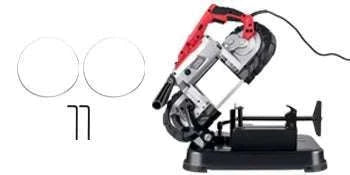 5-Inch Portable Band Saw with Variable Speed 1100W Motor-Without Alloy Base / United States