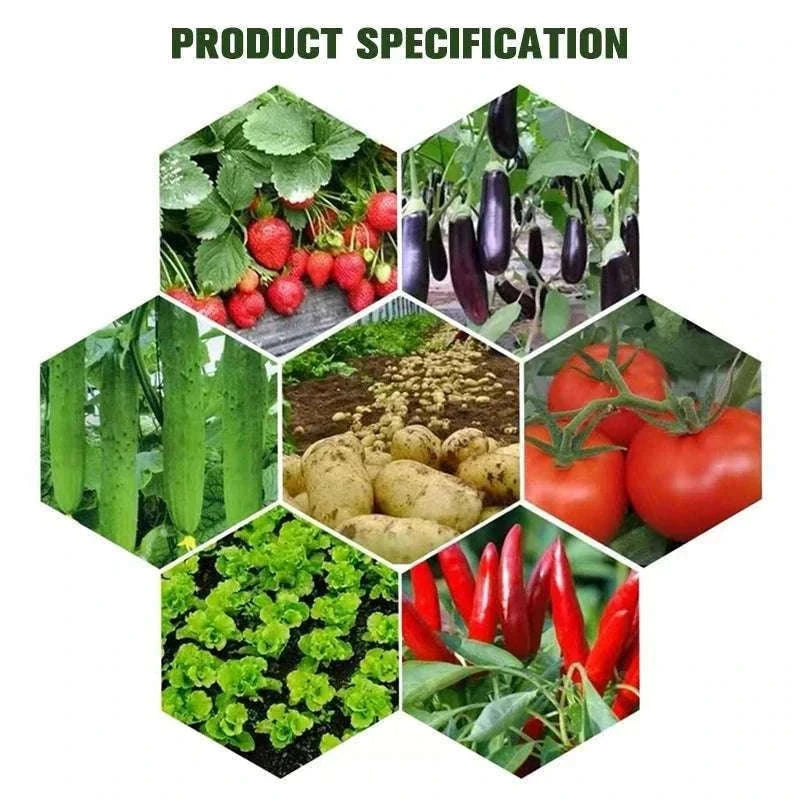 5-Pack Fabric Grow Bags for Vegetables, Flowers & Herbs-30Gallons 60x40cm
