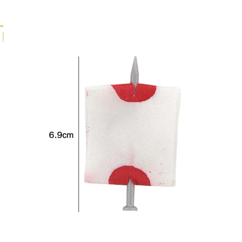5 Pack Fake Nail Through Finger Trick Blood Prank Prop-5pcs / CHINA