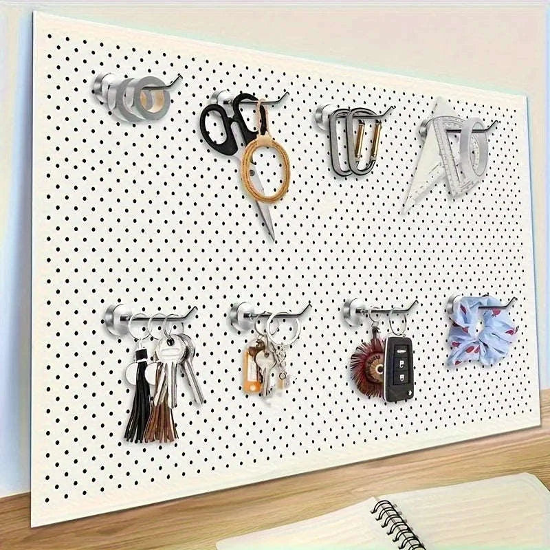 5-Pack Heavy Duty Magnetic Hooks for Organized Spaces-Black