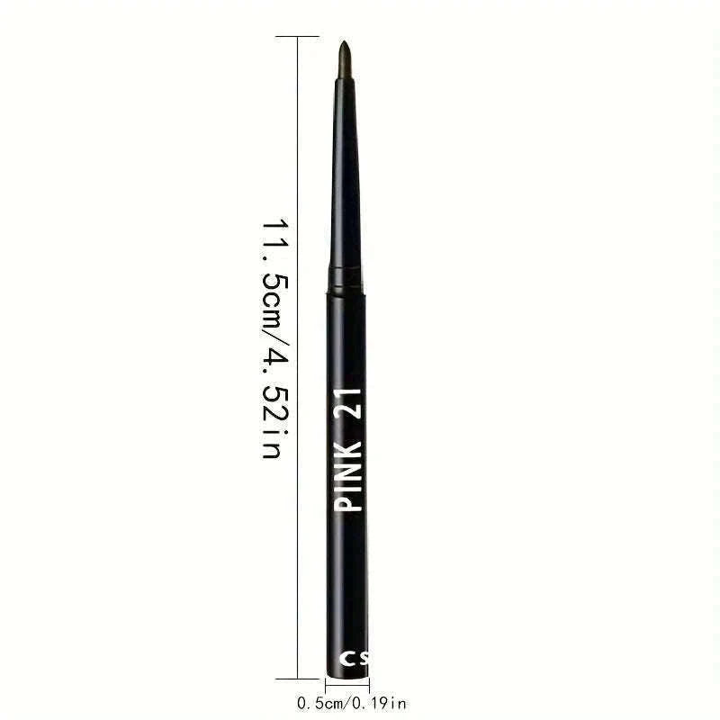 5-Pack Waterproof Black Eyeliner Pencil for All-Day Definition-black