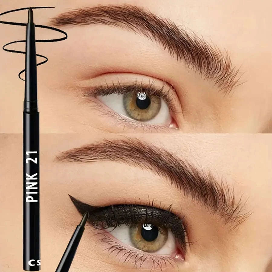 5-Pack Waterproof & Sweat-Proof Black Eyeliner Pencil-black
