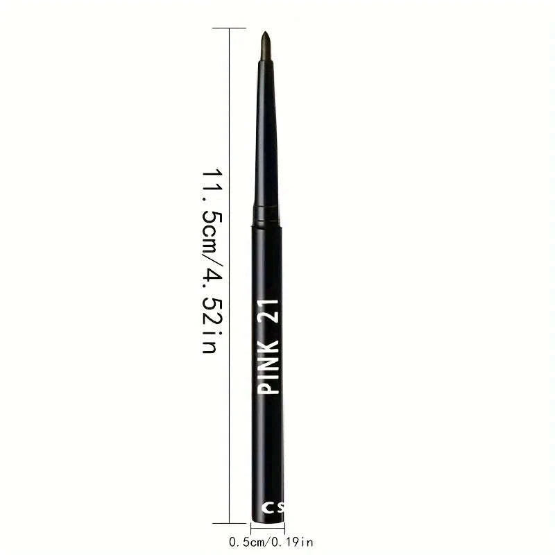 5-Pack Waterproof & Sweat-Proof Black Eyeliner Pencil-black