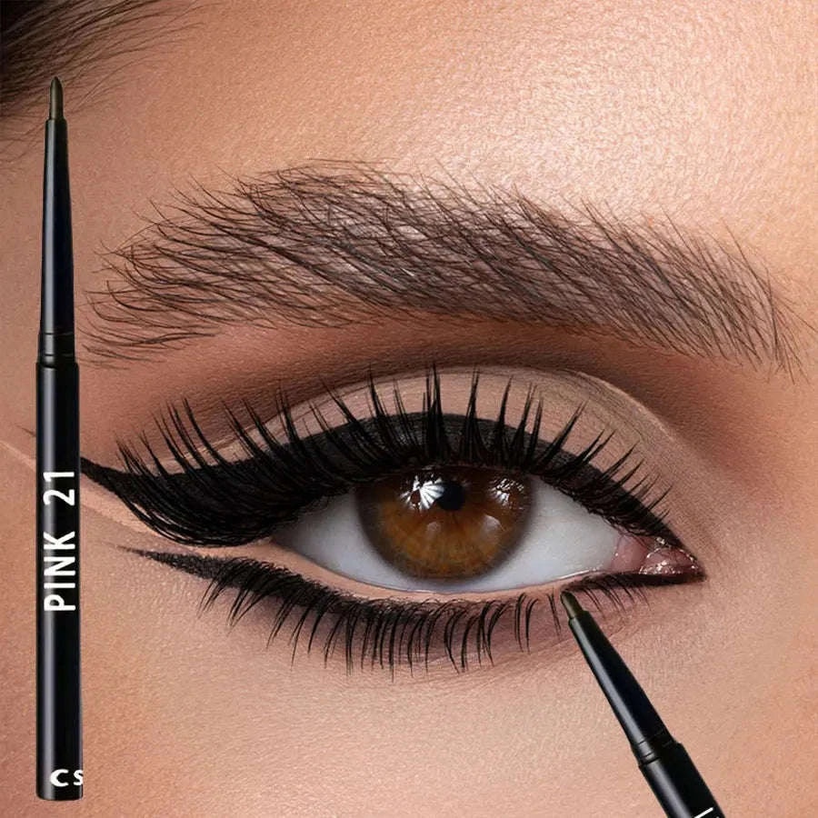 5-Pack Waterproof & Sweat-Proof Black Eyeliner Pencil-black