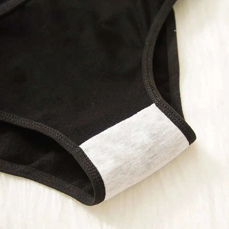 5-Piece Cotton Cartoon Panties Set for Women-XL / ZYmaomi / 5pcs