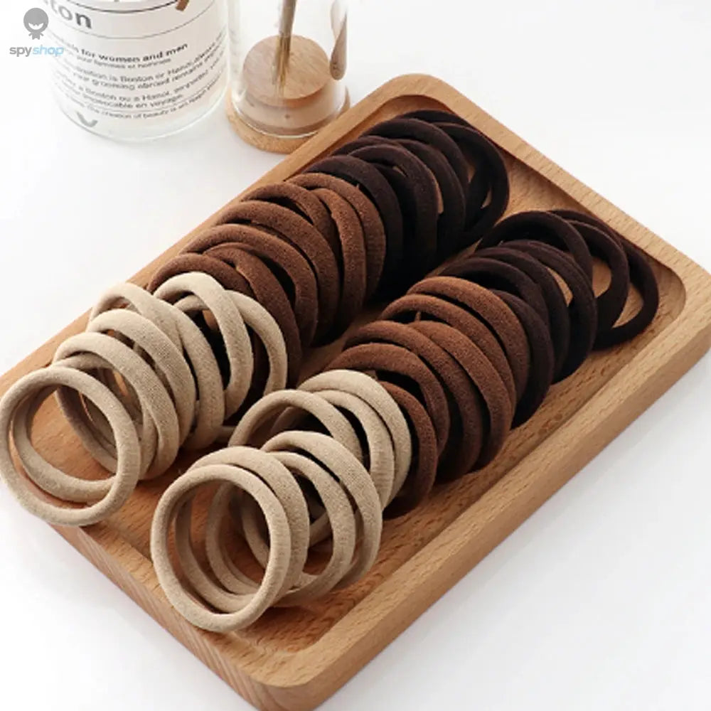 50/100pcs Black Hair Bands for Women Girls Hairband High Elastic Rubber Band Hair Ties Ponytail Holder Scrunchies Accessorie Spy-shop.com