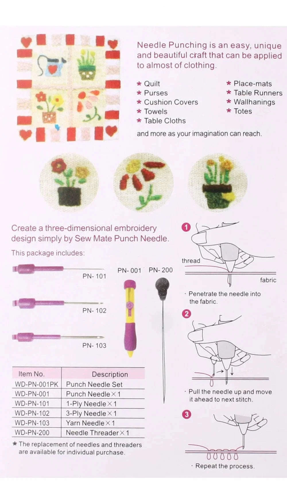 50 Colors Embroidery Thread Kit-A003