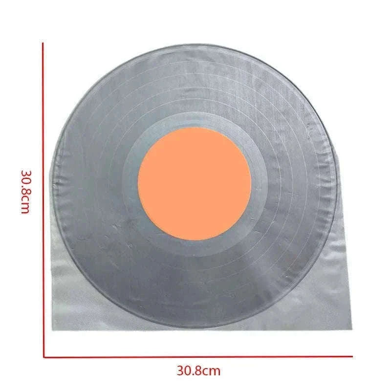 50-Pack 12 Inch HDPE Vinyl Record Inner Sleeves Anti-Static Protective Bags-30.8x30.8cm