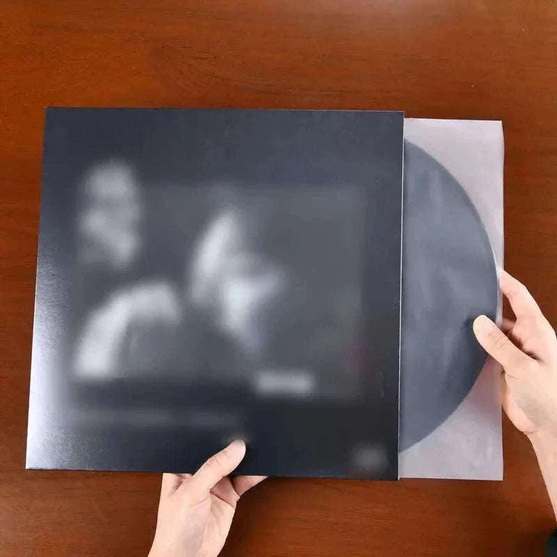 50-Pack 12 Inch HDPE Vinyl Record Inner Sleeves Anti-Static Protective Bags-30.8x30.8cm
