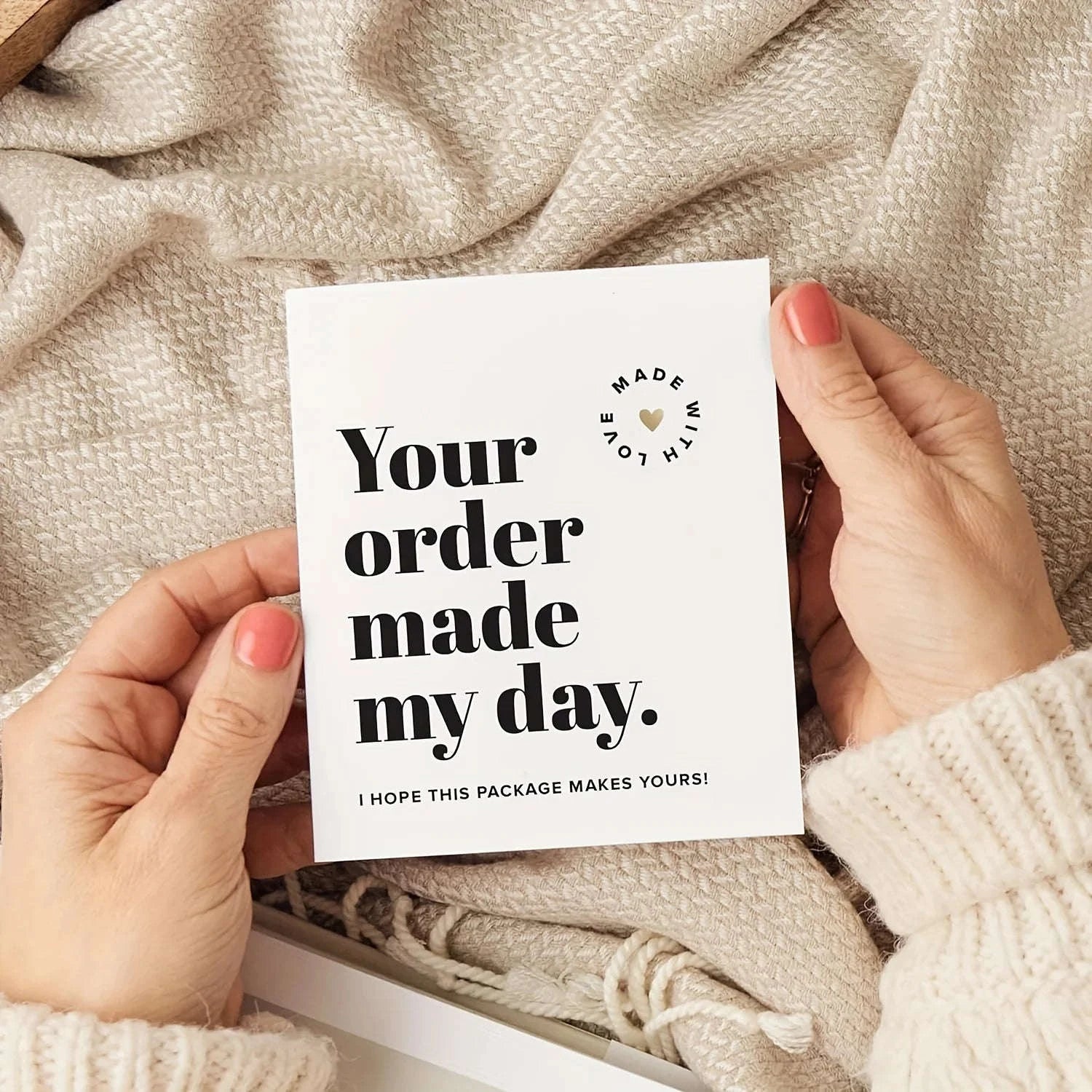 50 Pcs Thank You Cards for Small Business-50pcs