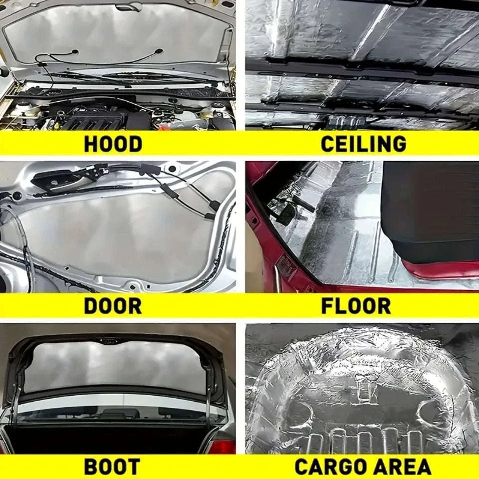 50-Piece Car Soundproof Insulation Mat Set-50pcs