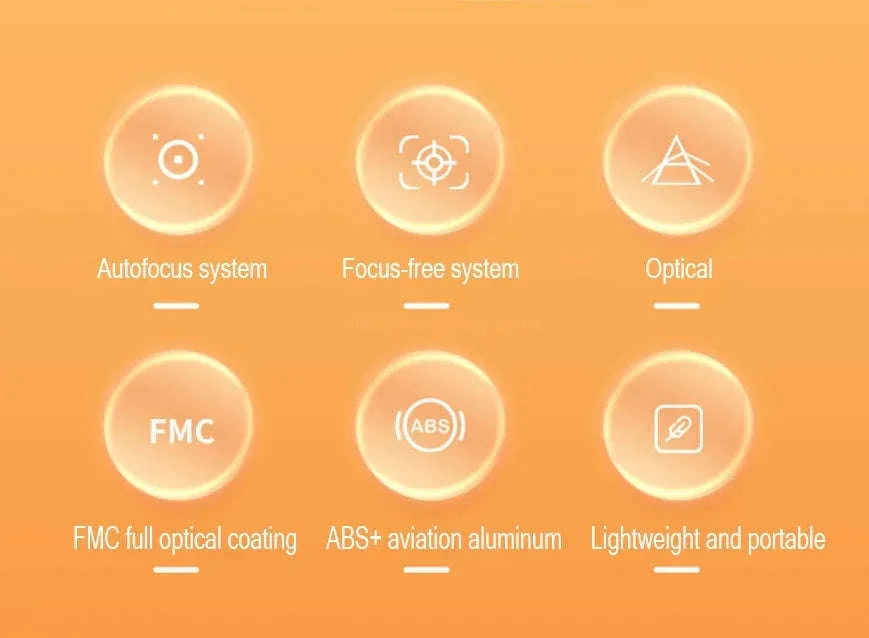 50000M Long Range Auto Focus Monocular-Black Set