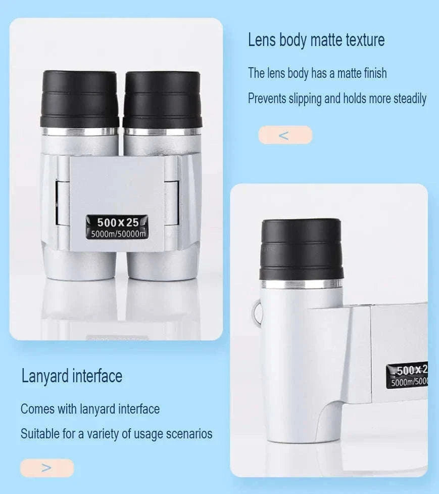50000M Long Range Auto Focus Monocular for Clear Viewing-Black Set