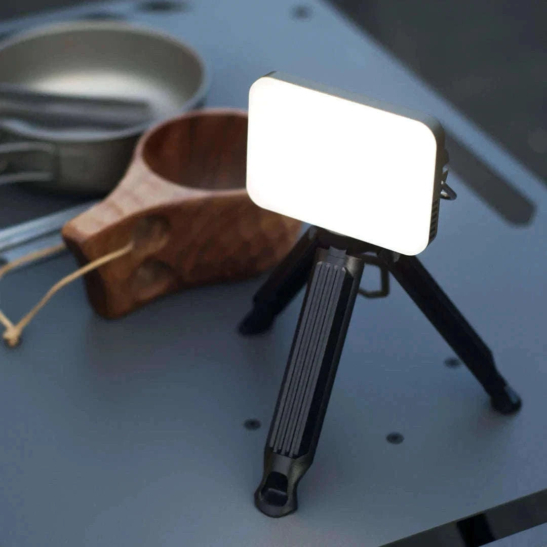 5000mAh LED Camping Tent Light Rechargeable Waterproof Portable Hanging Lamp-E3mini khaki