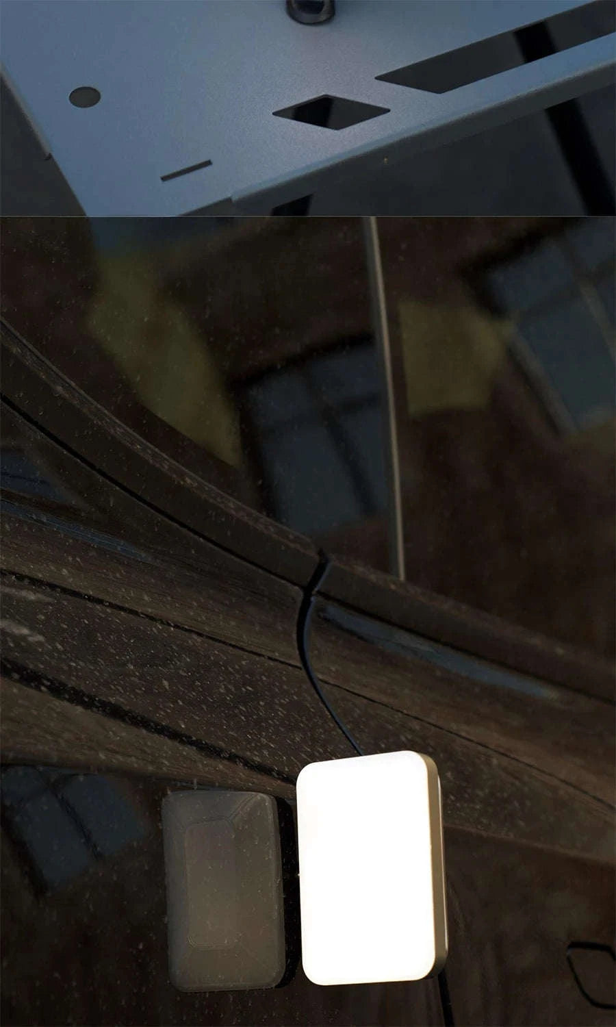 5000mAh LED Camping Tent Light Rechargeable Waterproof Portable Hanging Lamp-E3mini khaki