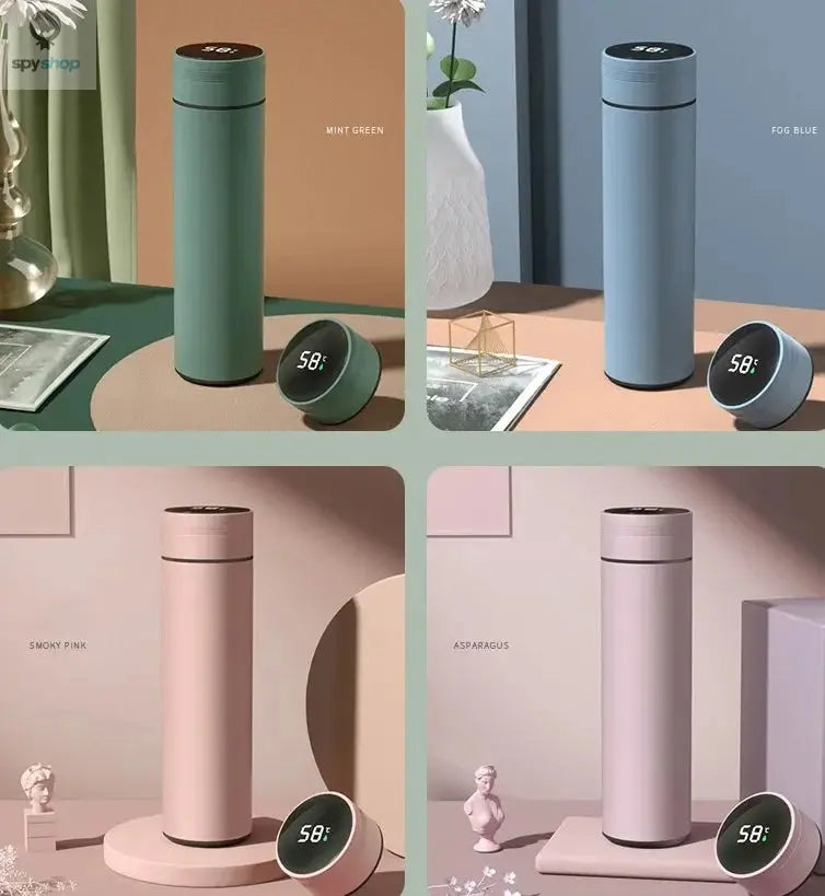 500ML Temperature Display Thermos Cup Stainless Steel Divided Thermos Bottle Outdoor Vacuum Insulated Cup Father's Day Gift Spy-shop.com