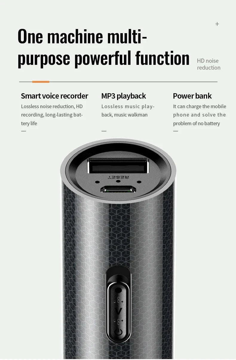 500H Small Voice Activated Recorder with Long-Distance Audio Capture-Q71 / 32 GB