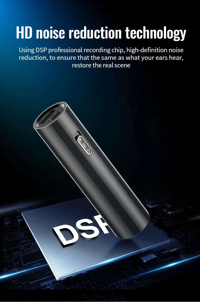 500H Small Voice Activated Recorder with Long-Distance Audio Capture-Q71 / 32 GB