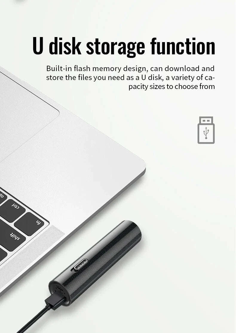 500H Small Voice Activated Recorder with Long-Distance Audio Capture-Q71 / 32 GB