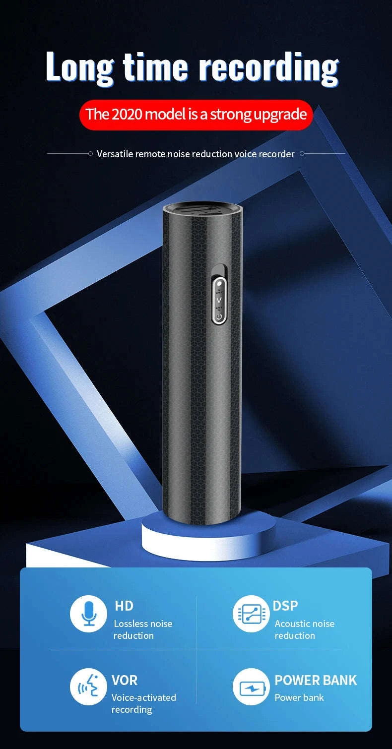 500H Small Voice Activated Recorder with Long-Distance Audio Capture-Q71 / 32 GB