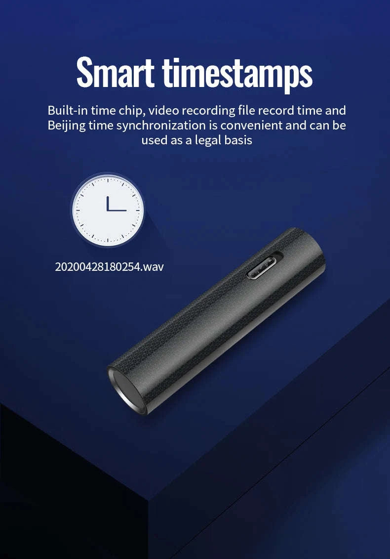 500H Small Voice Activated Recorder with Long-Distance Audio Capture-Q71 / 32 GB