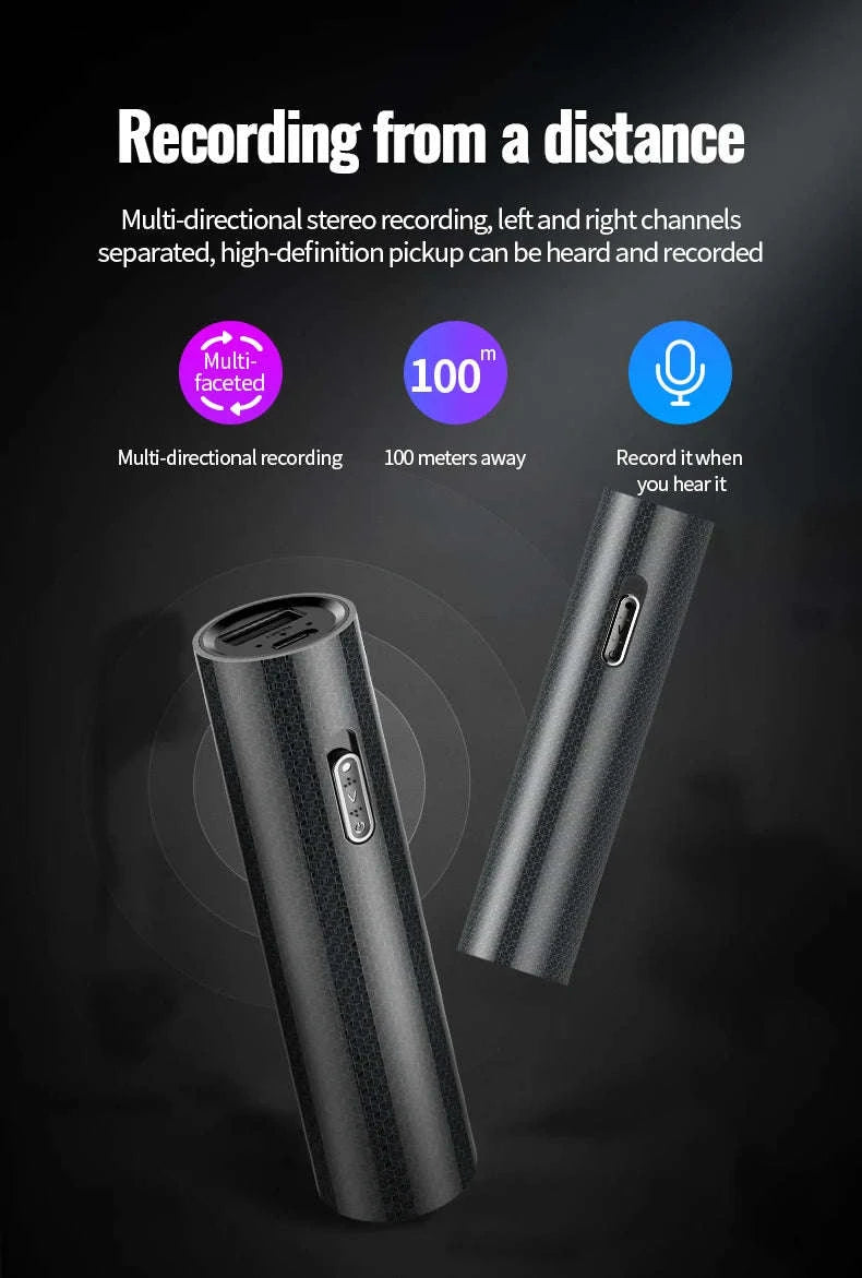 500H Small Voice Activated Recorder with Long-Distance Audio Capture-Q71 / 32 GB