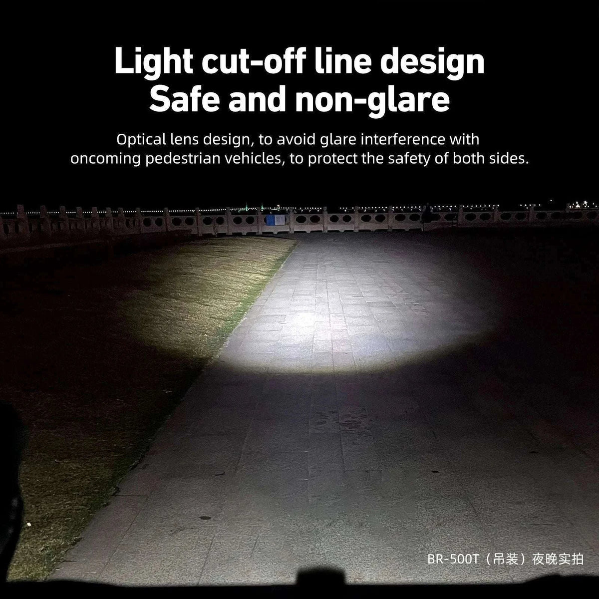 500LM Waterproof Bicycle Front Light for Safer Night Rides-