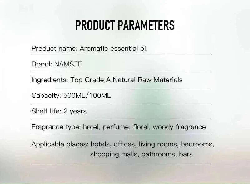 500ML Hotel Inspired Fragrance Oil for Diffusers Home Aroma-Marriott / 500ML / Saudi Arabia