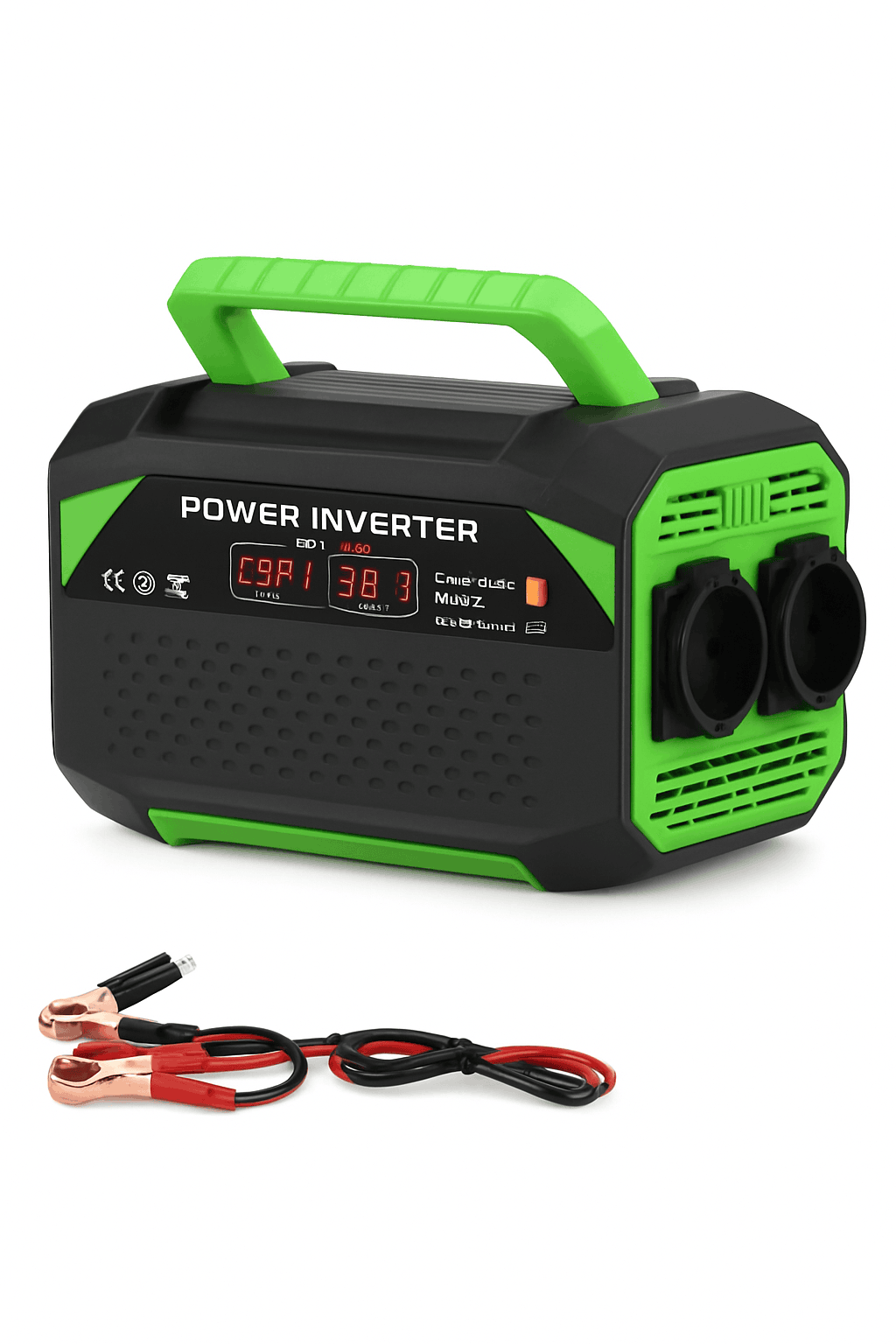 500W Power Inverter 12V DC to AC 220V/110V with USB and Type-C-300W / Poland
